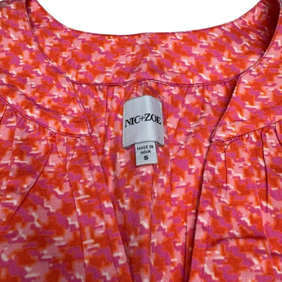 Nic+Zoe Spotty Stripes Sleeveless Midi Dress Women's 100% Cotton, Size S NWOT - Picture 4 of 8